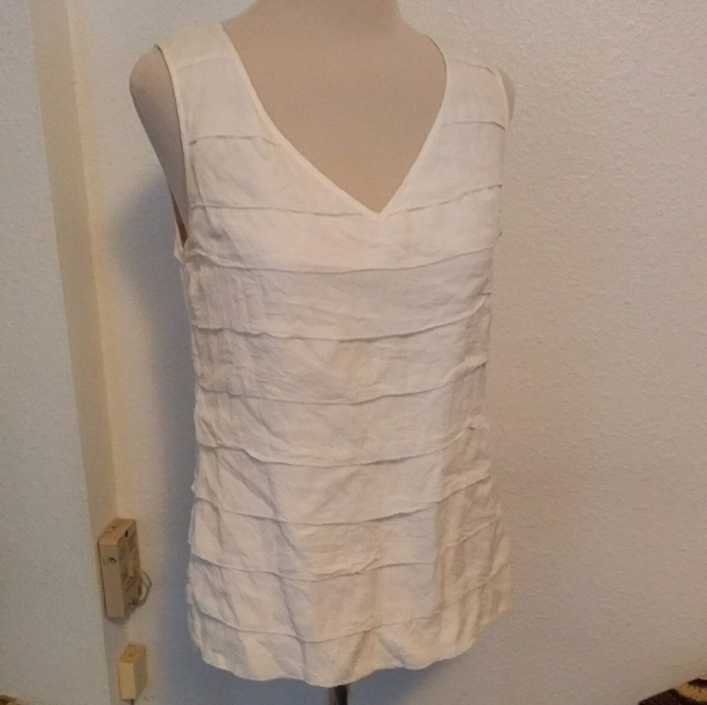 Tory Burch Silk Layereed Blouse.